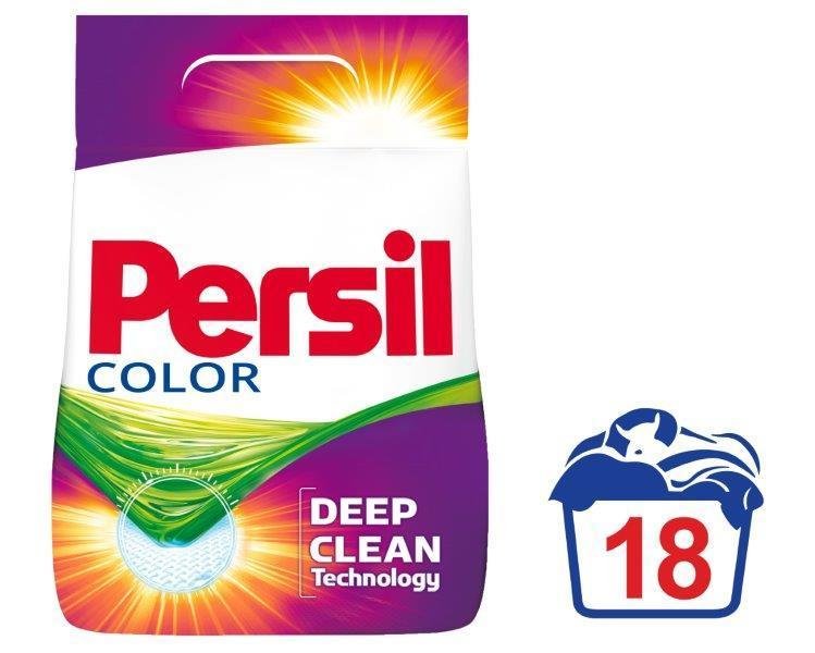 Skalbimo milteliai PERSIL Color, 18 skalbimų, 1,17 kg