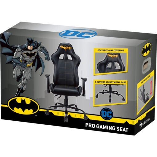 Žaidimų kėdė Subsonic Pro Batman, juoda - 8