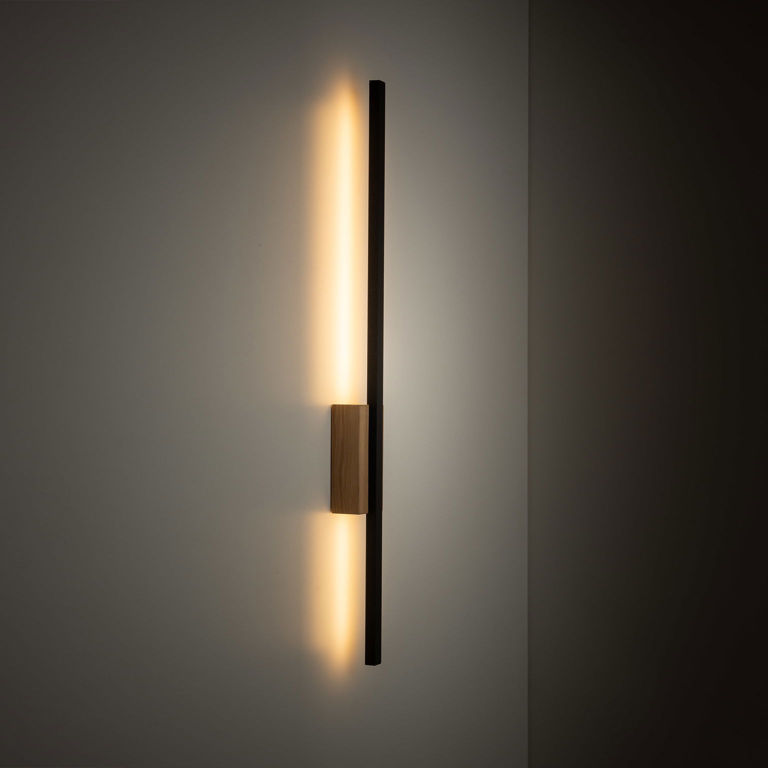 Sieninis šviestuvas TK LIGHTING FLASH WOOD, 1 LED-1