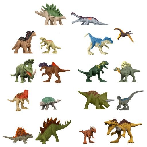 Jurassic World mini dinozaurai, įvairių dizainų - 5