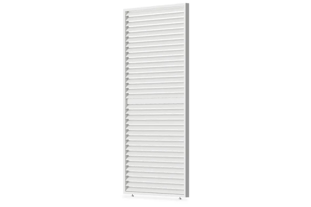 Reguliuojama horizontali žaliuzių panelė pavėsinėms Pergola ELEGANCE / DELUXE / FUSION 1.2 m, balta (113,3 cm)-1