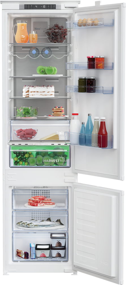 Įmontuojamas šaldytuvas su šaldikliu BEKO BCNA306E4ZSN, 194 cm-1