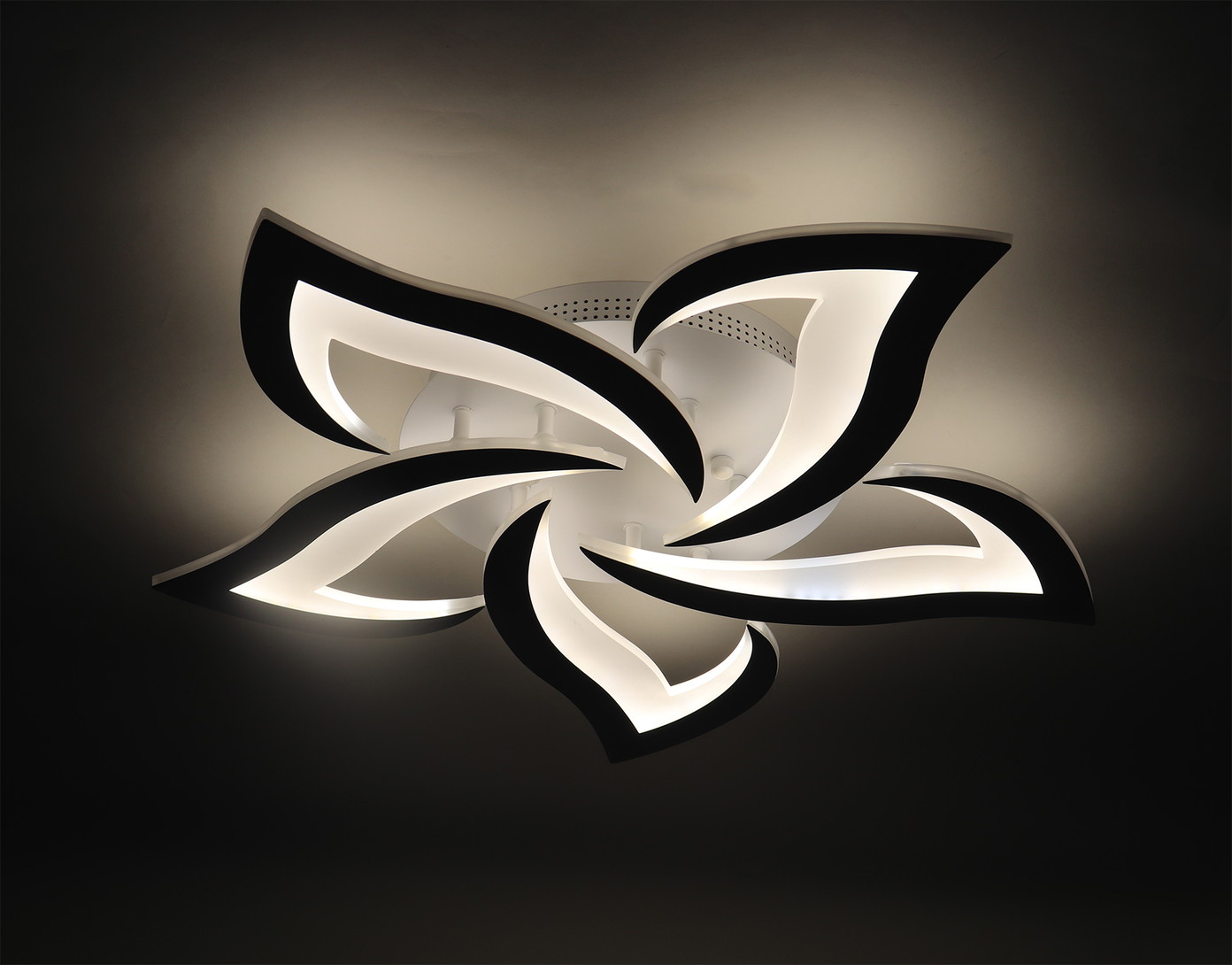 Pakabinamas LED šviestuvas BALTIK GAISMA, 2 x 40W, 3000-6000K, 4200 lm, dimer., ø64xh8cm, su pultu - 3