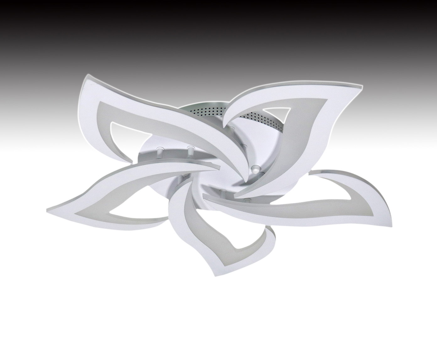 Pakabinamas LED šviestuvas BALTIK GAISMA, 2 x 40W, 3000-6000K, 4200 lm, dimer., ø64xh8cm, su pultu-0