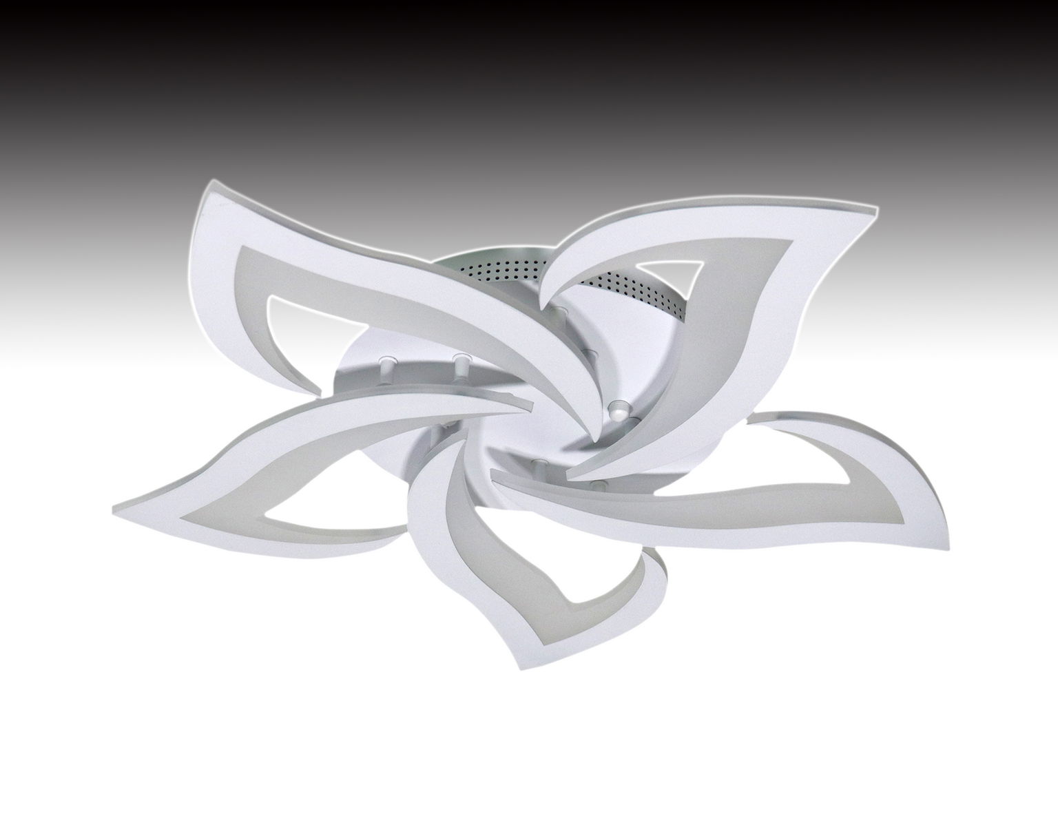 Pakabinamas LED šviestuvas BALTIK GAISMA, 2 x 40W, 3000-6000K, 4200 lm, dimer., ø64xh8cm, su pultu-0