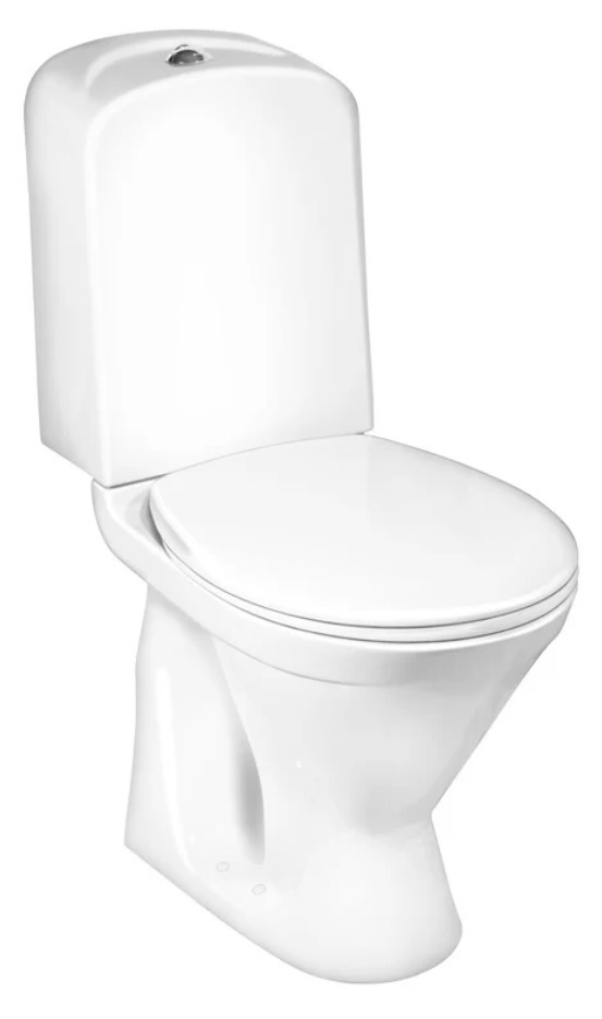Unitazo komplektas GUSTAVSBERG NORDIC 3 su dangčiu, dvigubas vandens nuleidimas, 3/6l, horizontalus-0