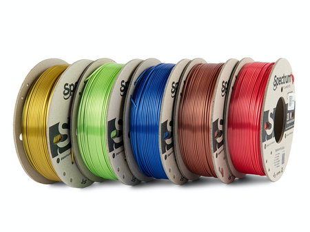 3D plastikų rinkinys SPECTRUM PLA SILK, 5x0.25 kg, įvairių spalvų-0