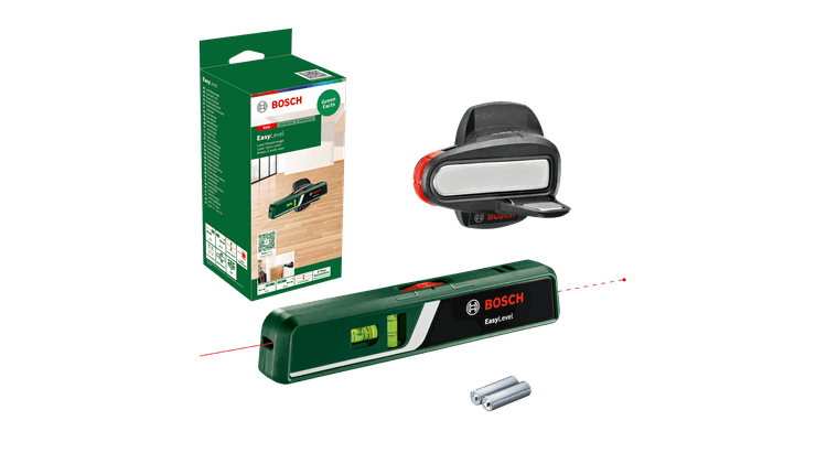 Lazerinis gulsčiukas BOSCH EasyLevel, iki 20 m, 0,5 mm/m-0