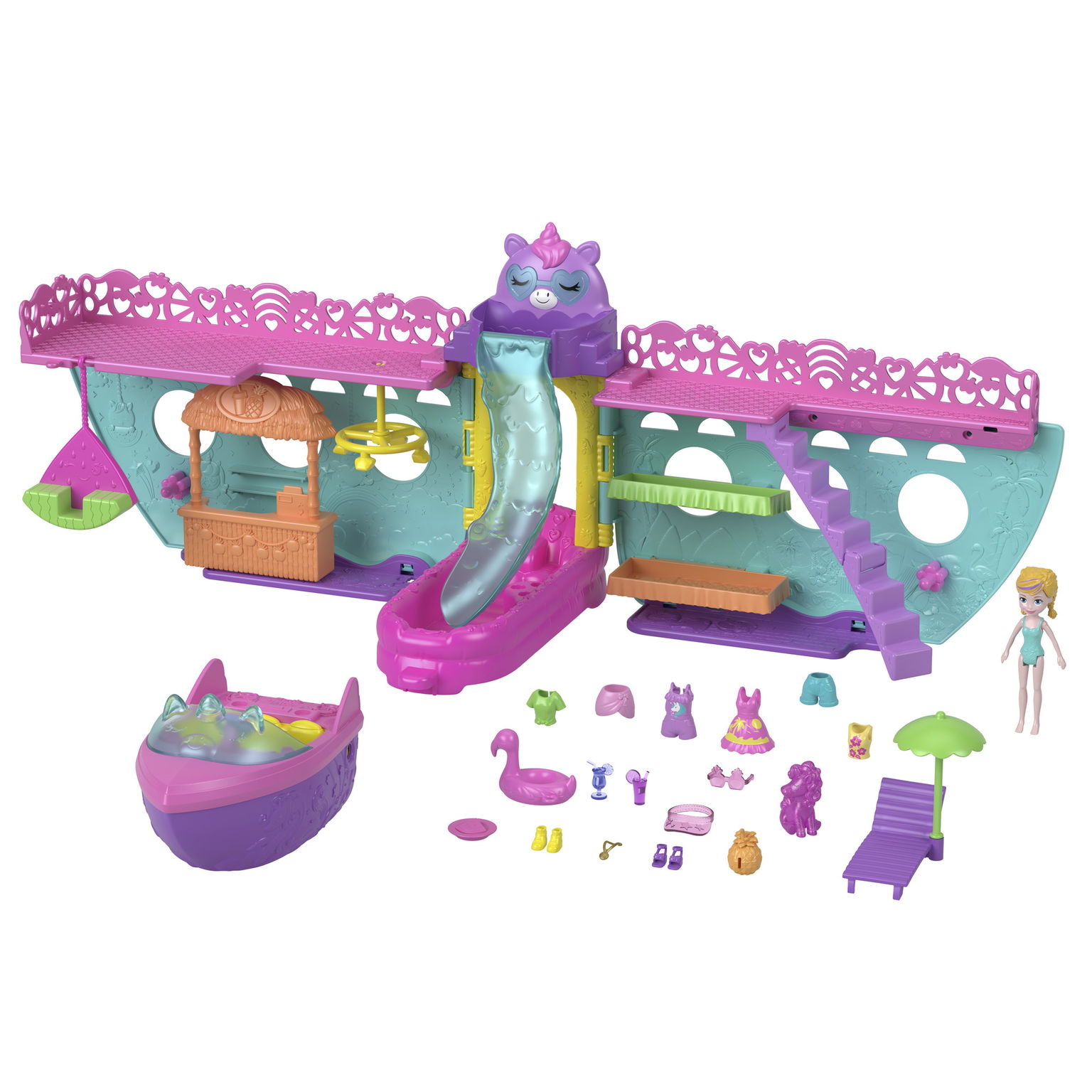 Polly Pocket vienaragio laivo rinkinys-1