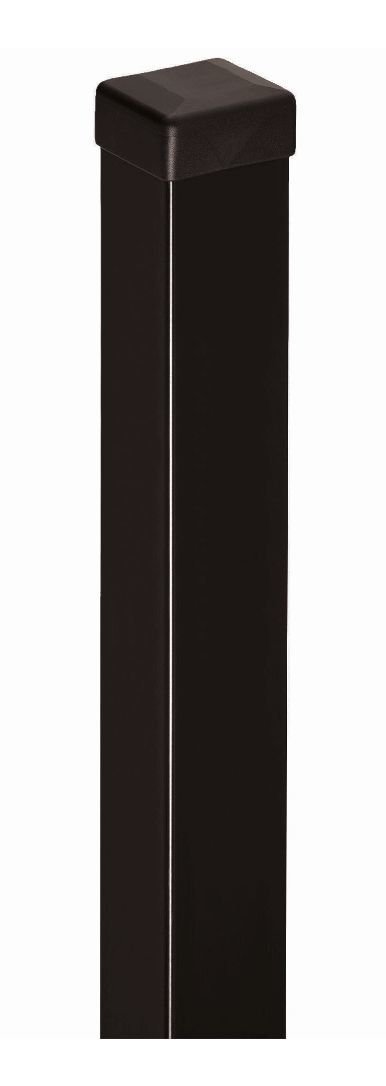 Vartelių stulpas RAL9005, cinkuotas, juodos sp., 50 x 50 x 2000 mm