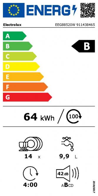 Įmontuojama indaplovė Electrolux EEG88520W-1