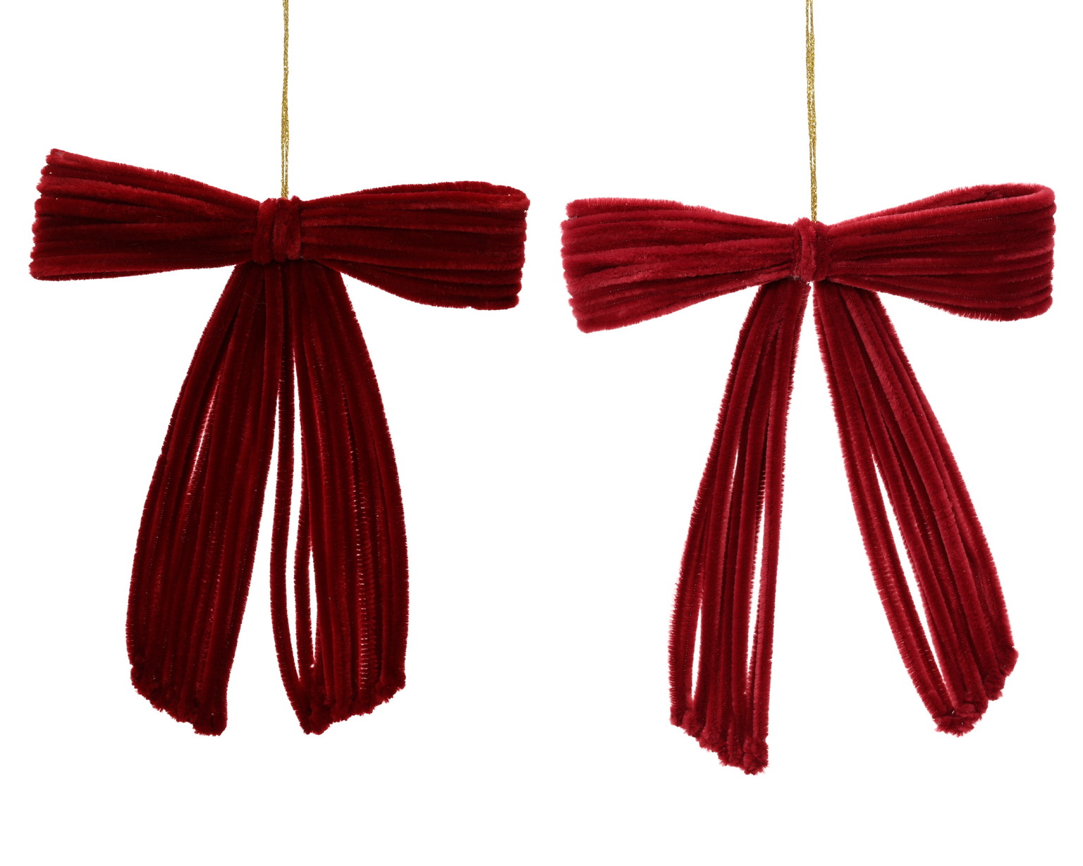 Kalėdinė dekoracija - kaspinas BOWTIE, 2 spalvų, 3 x 21 x 23 cm, 1 vnt-0