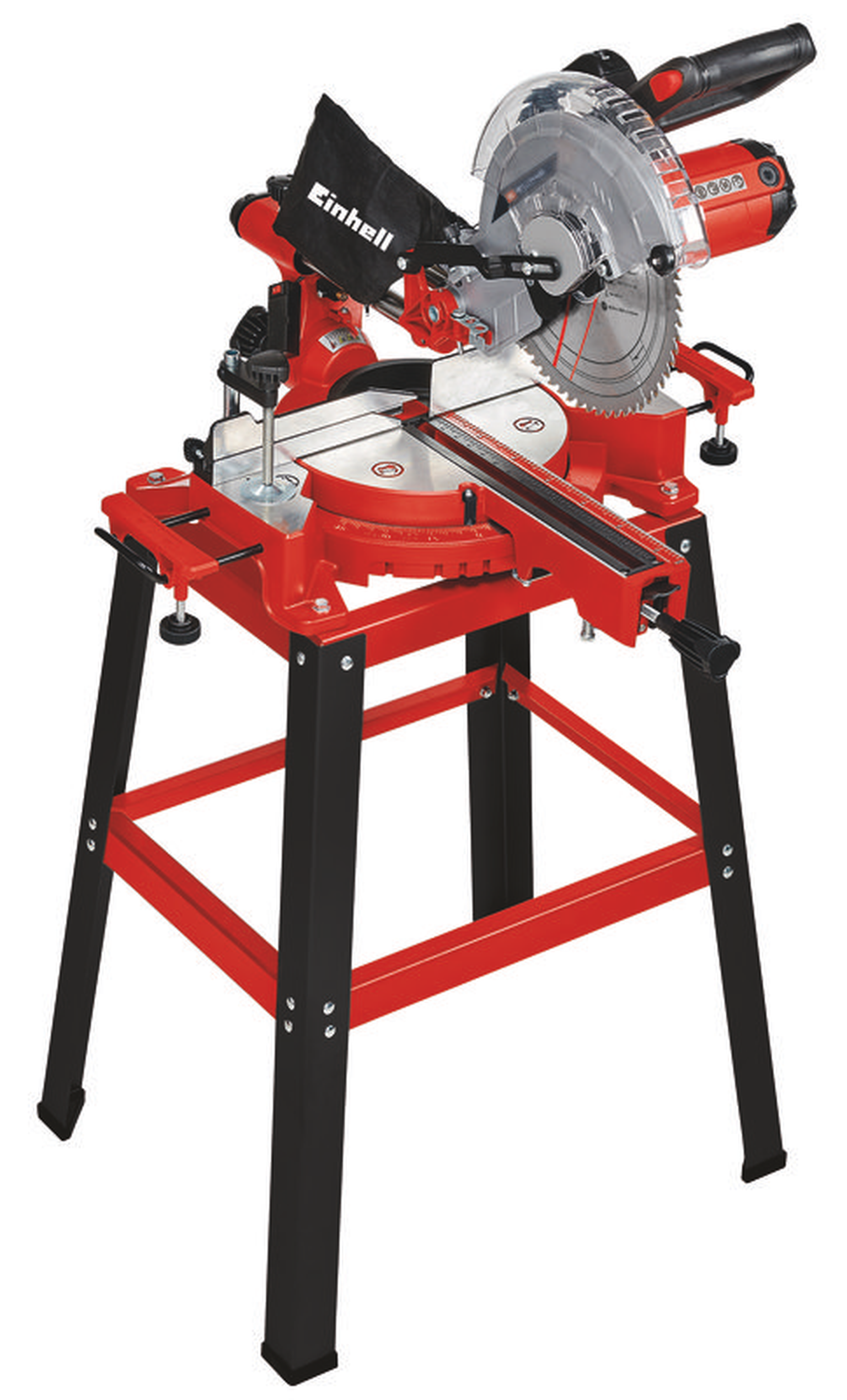 Skersinio pjovimo staklės EINHELL TC-SM 2531/2 U, 1900 W, 254 x 30 mm, su stovu-0