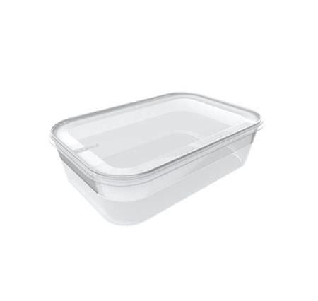 Daugkartinis maisto šaldymo indelis PLAST TEAM HELSINKI, skaidrus, 29,5x19x15 cm, 3 l
