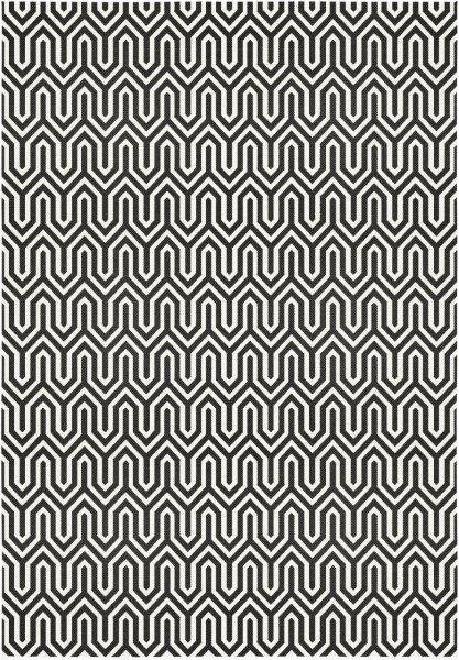 Kilimas ESSENZA 48787-960, 150 x 80 cm, juodas/baltas