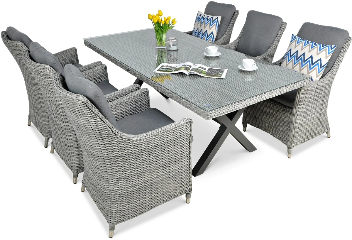 Lauko baldų komplektas NAPOLI 6/200, Stone Grey - 2