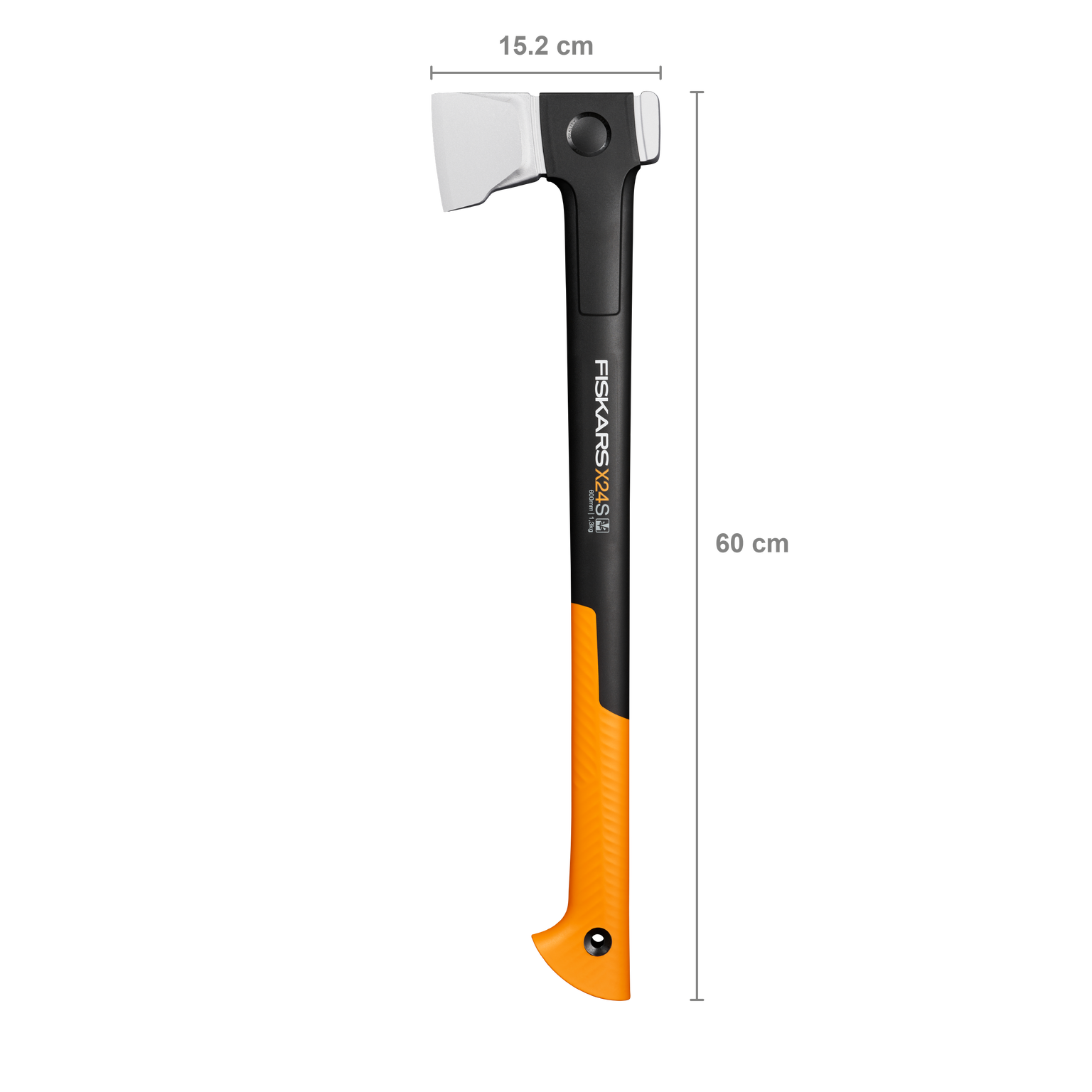 Kirvis FISKARS X24-S, stiklo pluošto kotas, skaldymo, 63 cm, 1,3 kg - 5