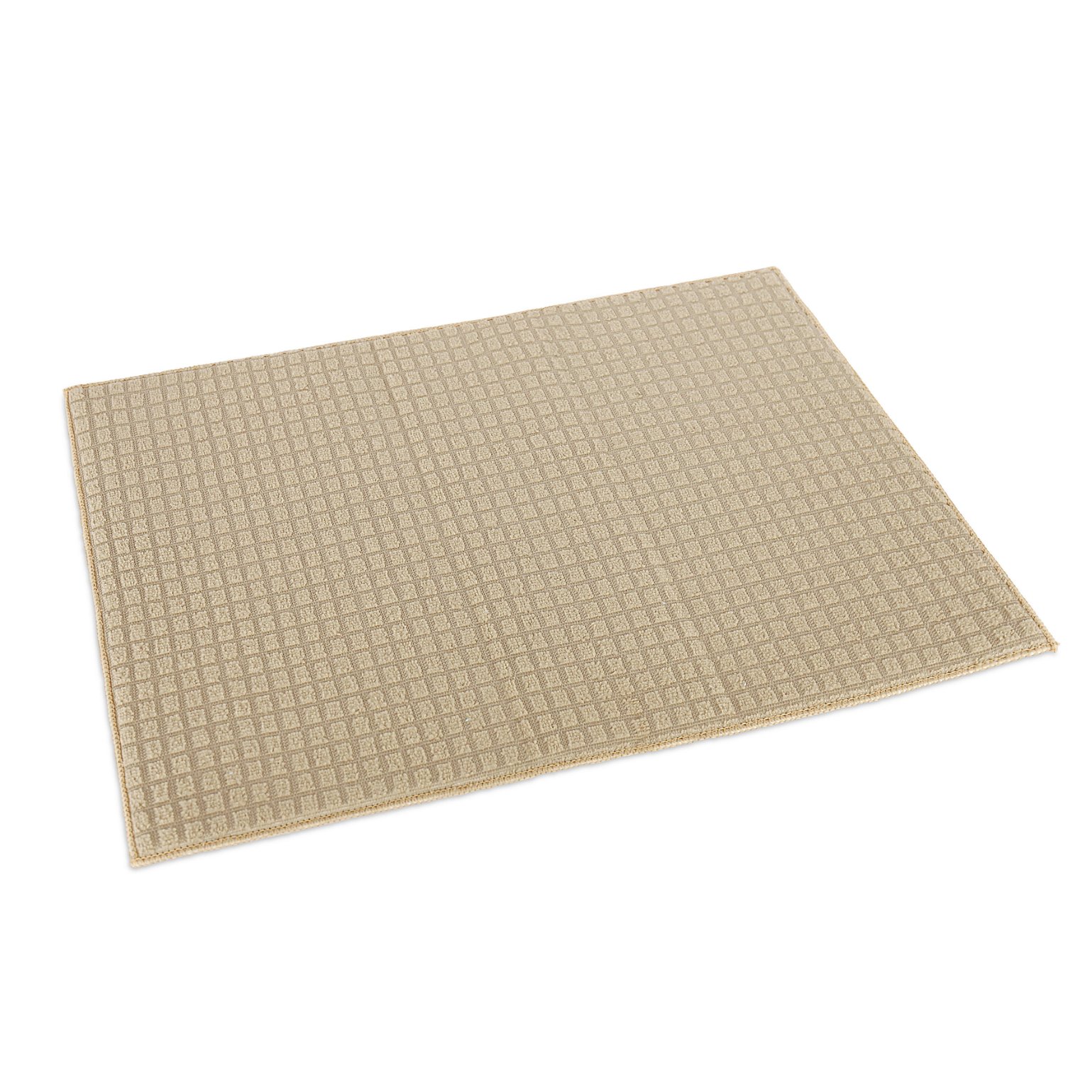 Indų kilimėlis 38x50 cm, 100% poliesteris, 95 g/vnt., vienspalvis, smėlio sp.