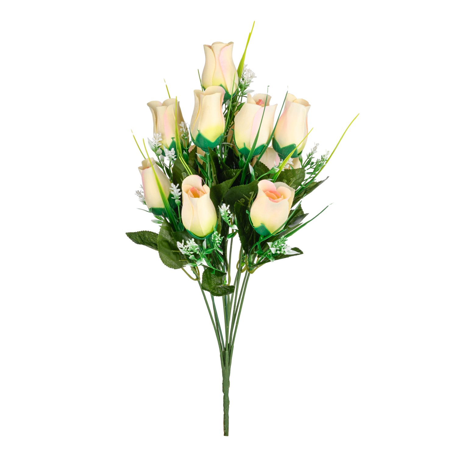 Dirbtinė gėlė ELEMENTS ROŽĖ, 12 žiedų, 47 cm, 1 vnt - 3