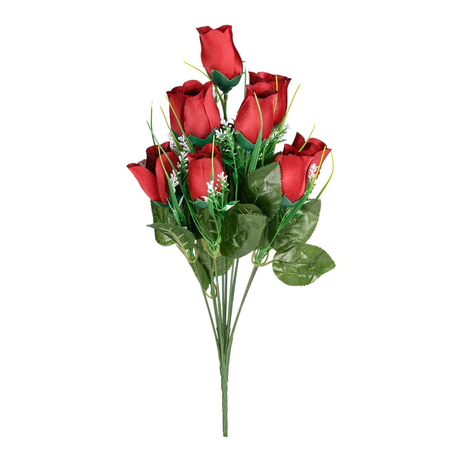 Dirbtinė gėlė ELEMENTS ROŽĖ, 12 žiedų, 47 cm, 1 vnt-1