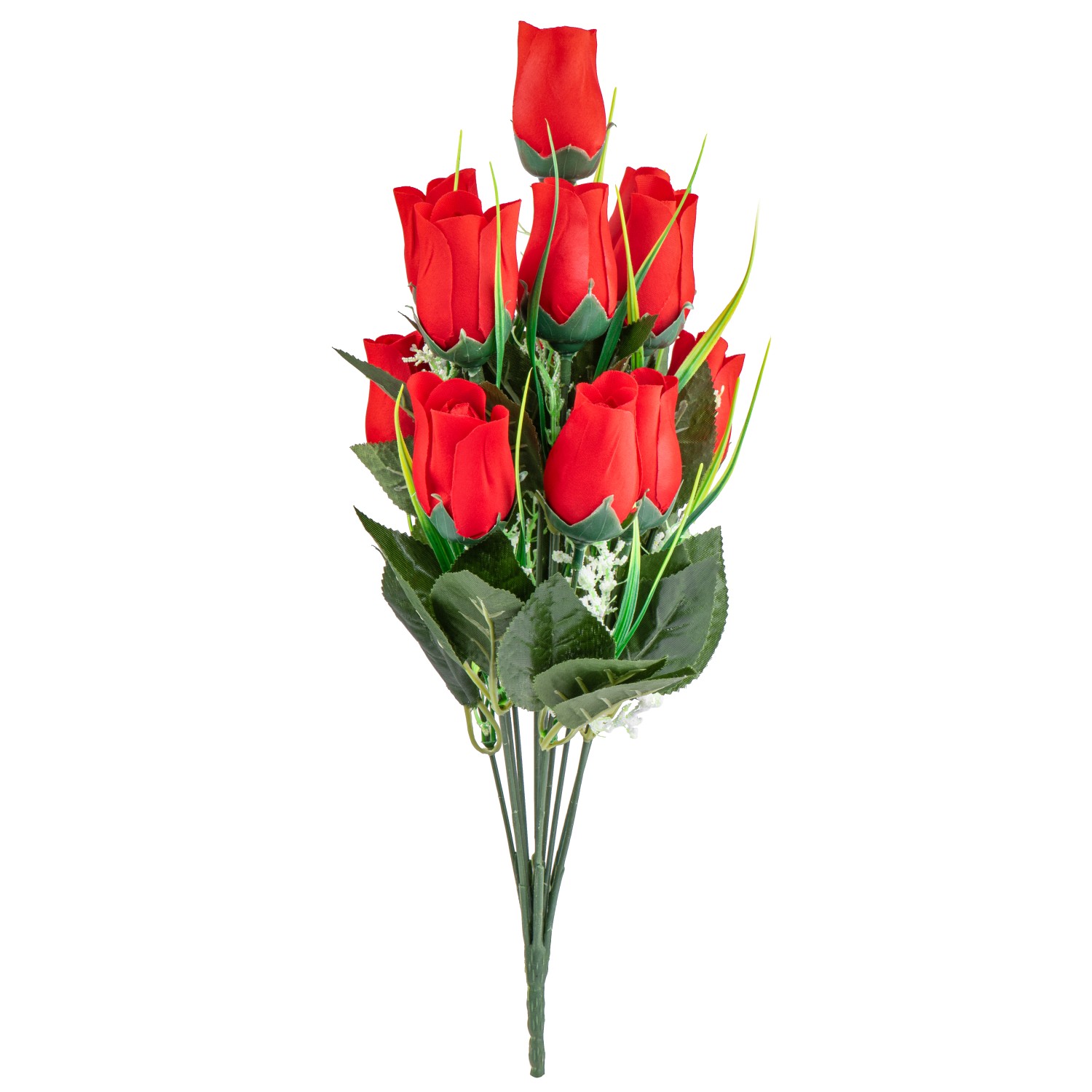 Dirbtinė gėlė ELEMENTS ROŽĖ, 12 žiedų, 47 cm, 1 vnt-0