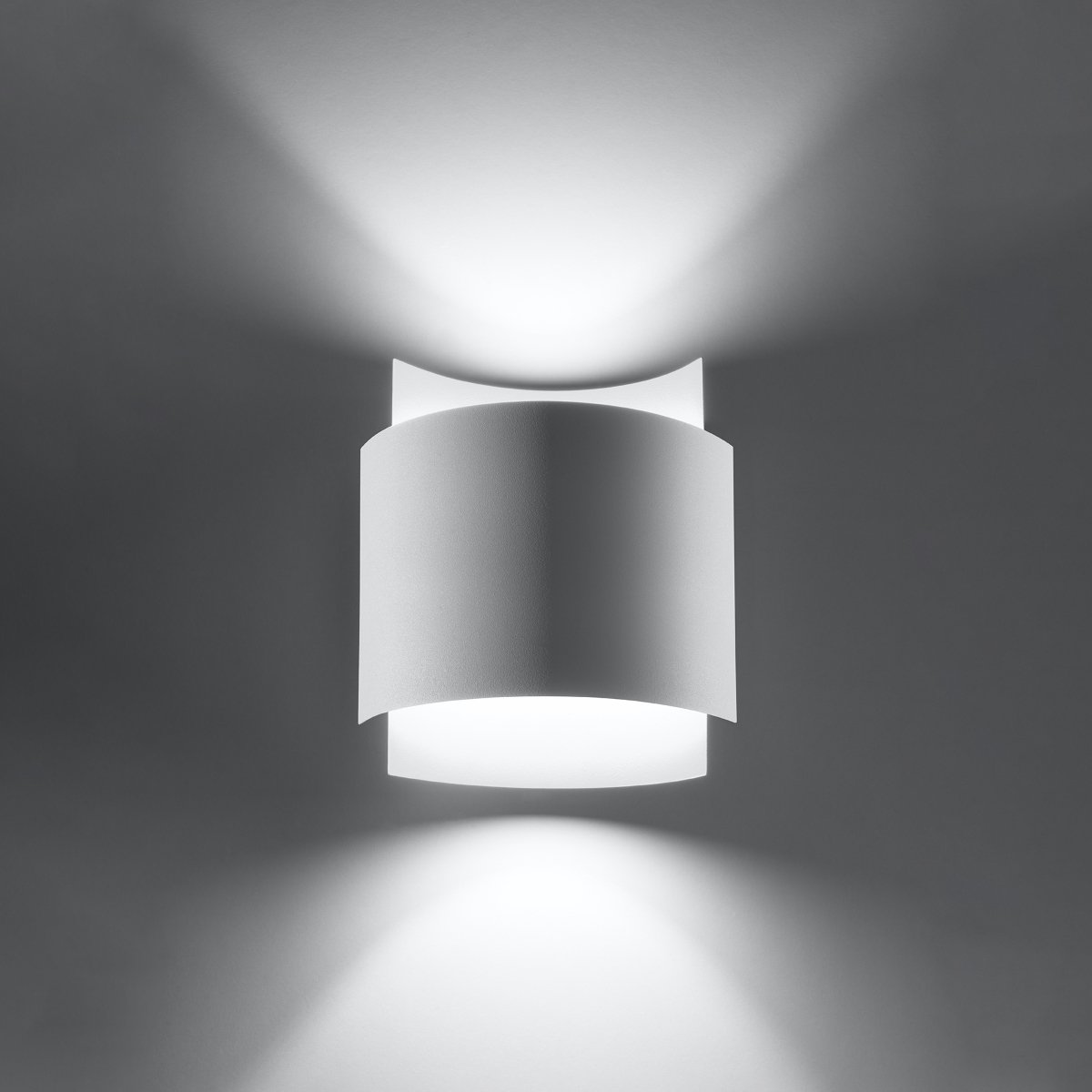 Sieninis šviestuvas SOLLUX IMPACT baltas, 40 W - 3