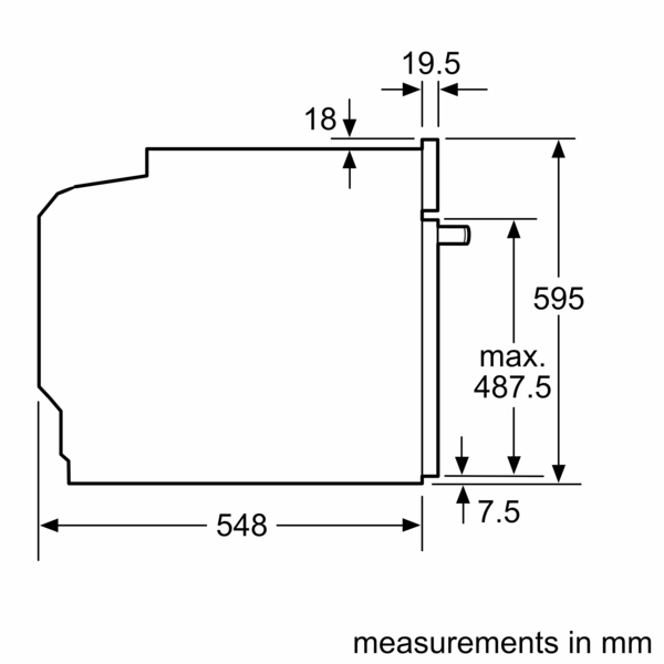 Orkaitė Bosch HBG7221B1, juoda - 7