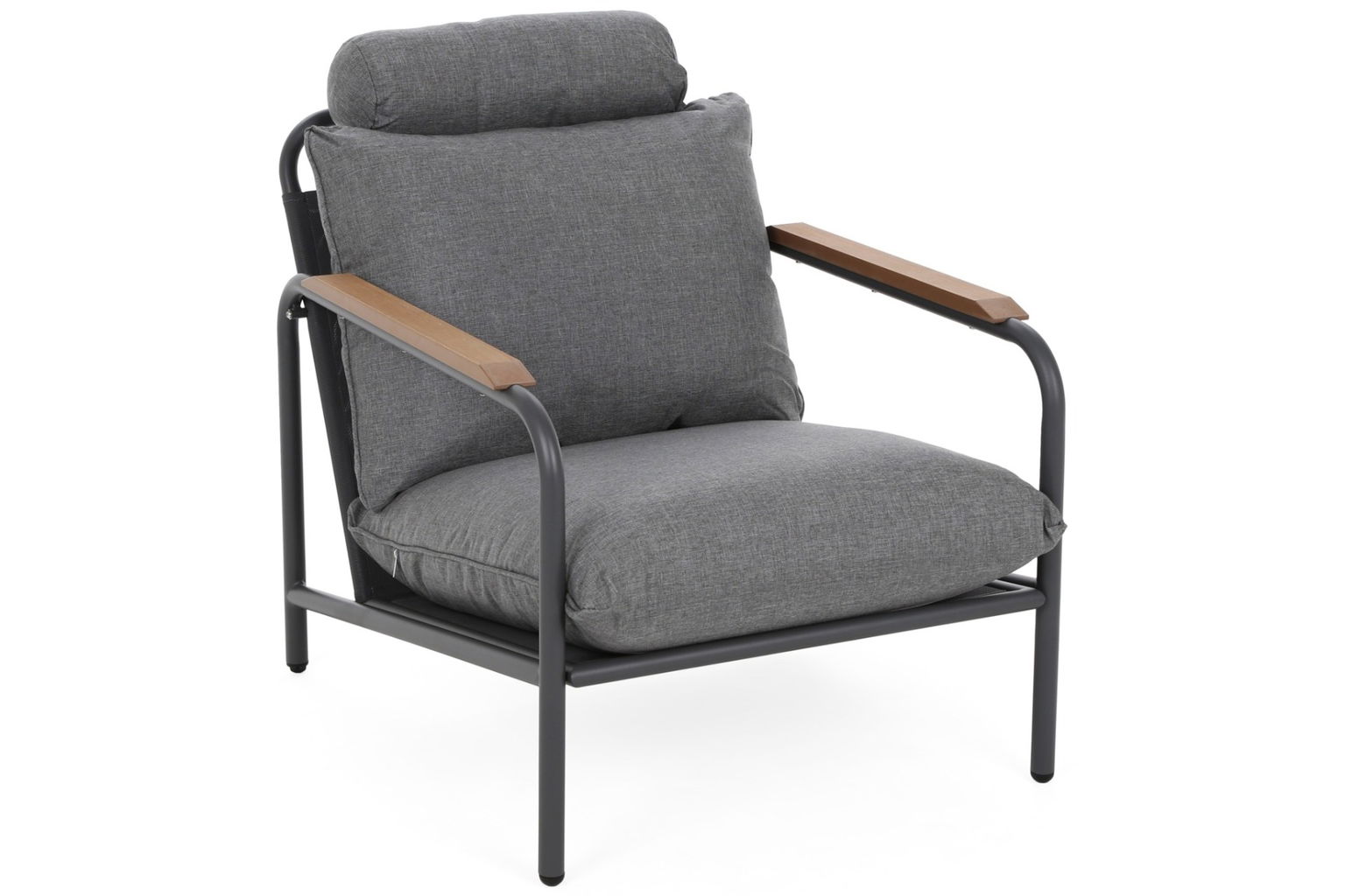 Lauko baldų komplektas Como, Grey / Grey - 5