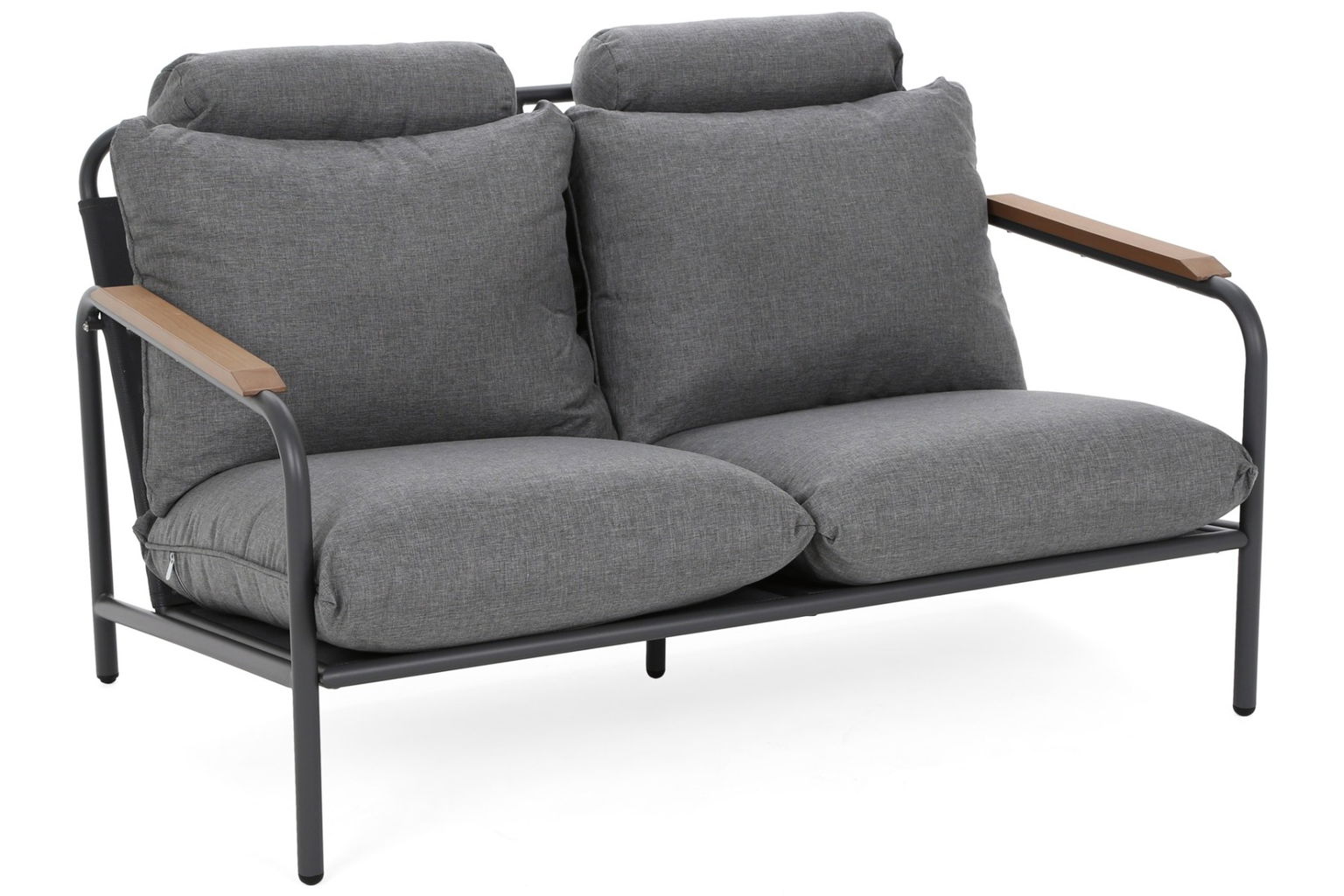 Lauko baldų komplektas Como, Grey / Grey - 3