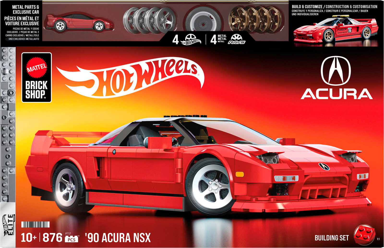 Konstruktorius Hot Wheels – Elite Acura (JFT17) - ermitazas.lt