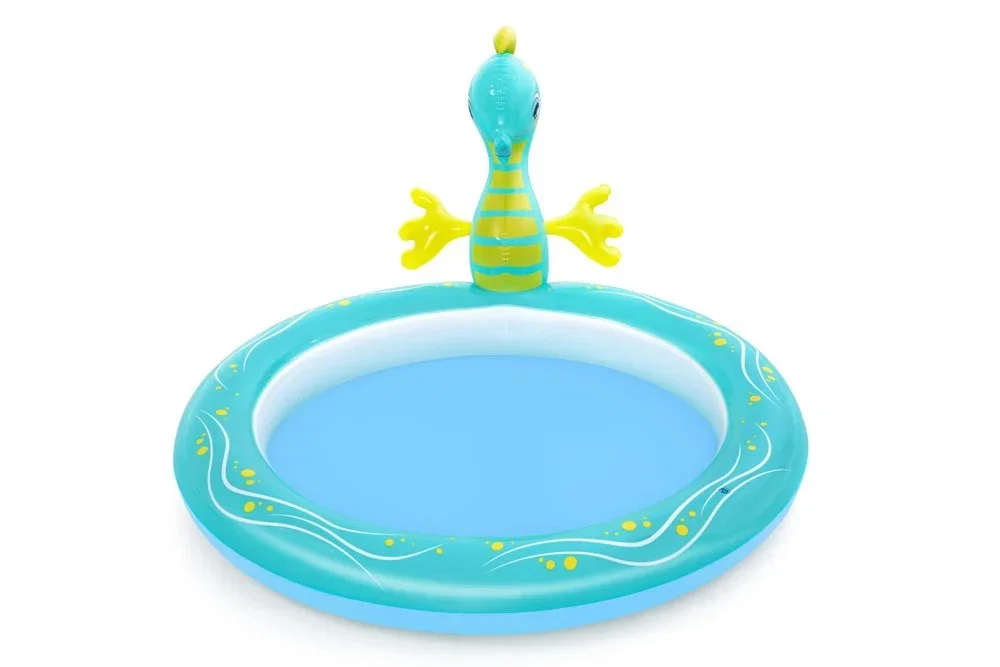 Pripučiamas baseinas BESTWAY Seahorse Sprinkler Pool, 188 x 160 x 86 cm-1