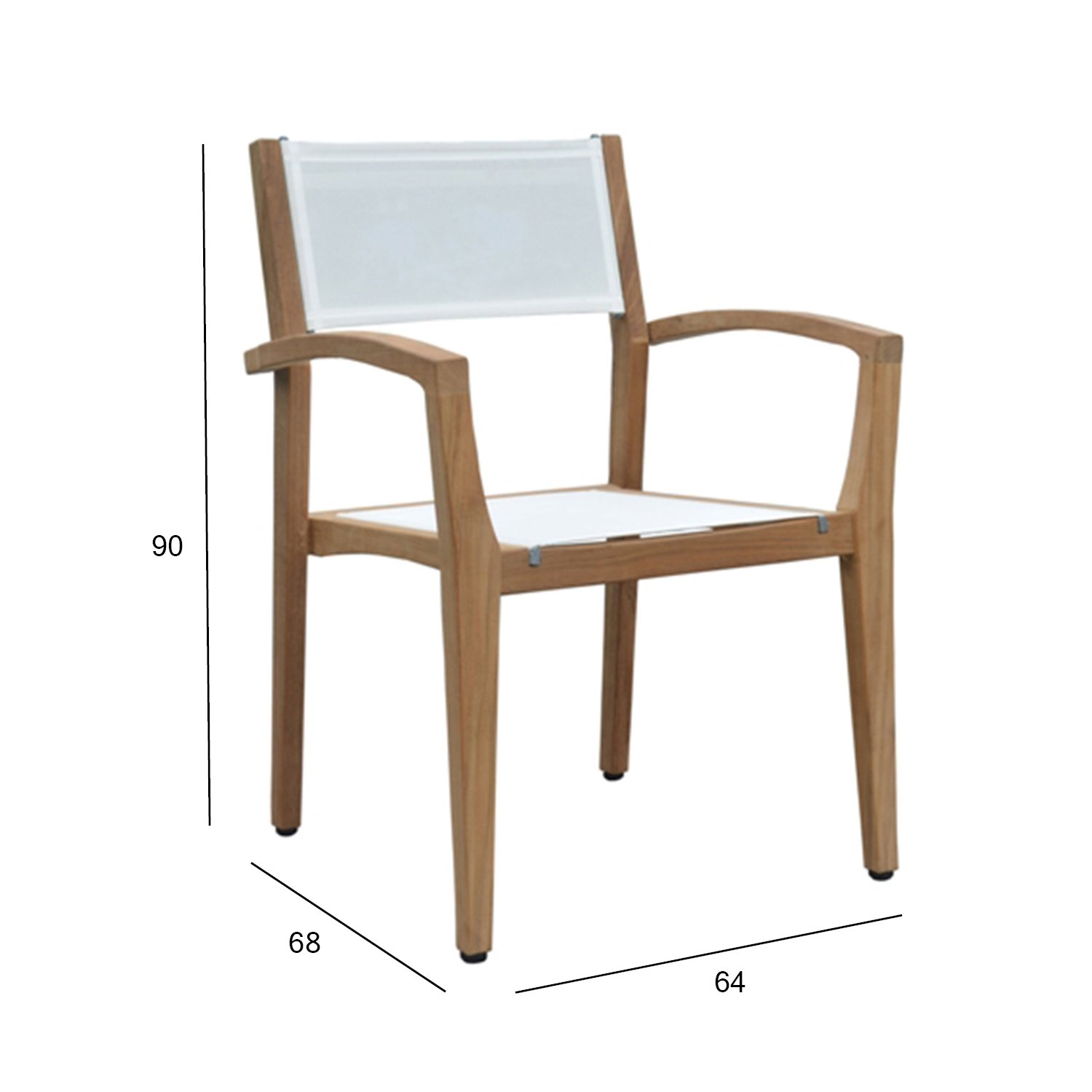 Lauko kėdė MALDIVE, 62 x 62 x 91 cm - 2
