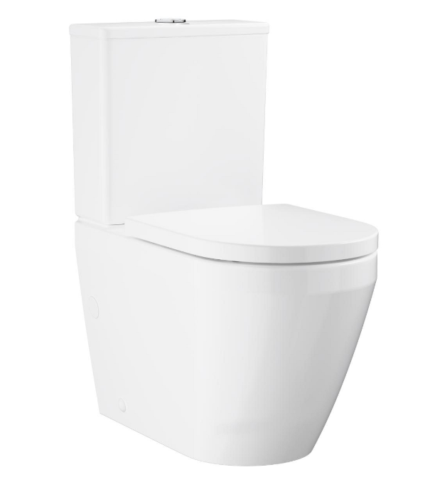 Unitazo komplektas GROHE EUROCERAMIC TRIPLE VORTEX, lėtai nusileidž. d., univers. išbėg.-0
