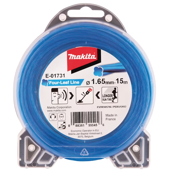 Spiralinis pjovimo lynas MAKITA, 1,65 mm x 15 m-0