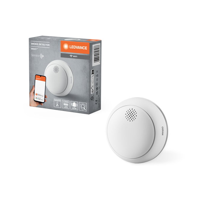Išmanusis dūmų detektorius 85dB, IP20, baltos sp. - 3
