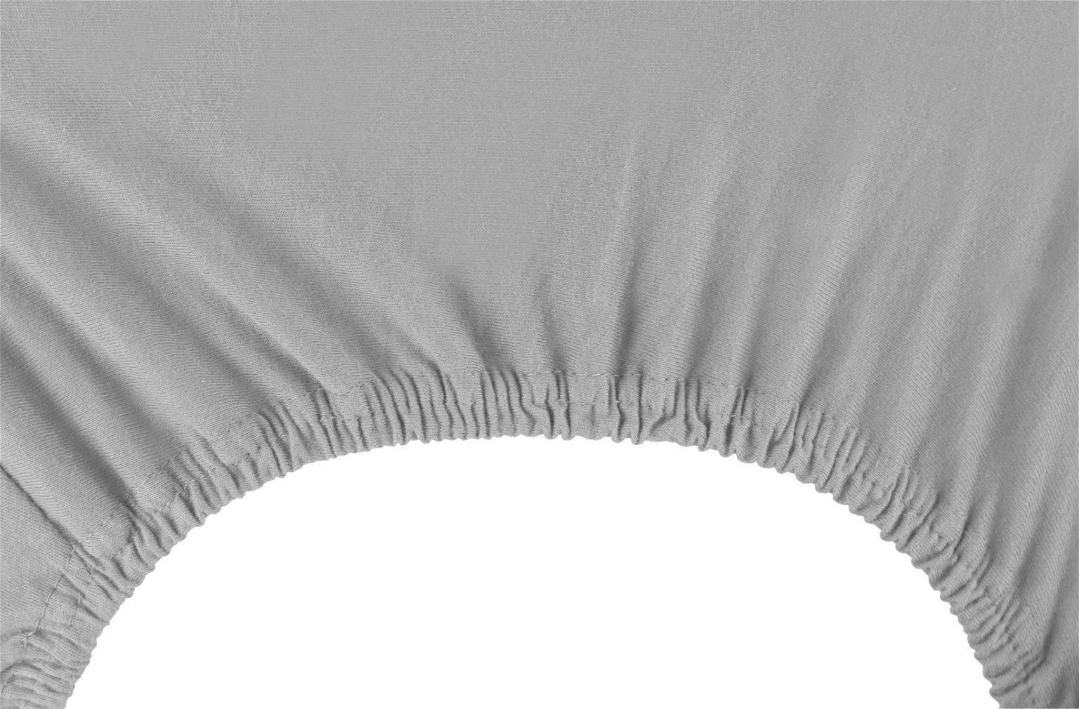 Jersey paklodė su guma Decoking AMBER Grey, 160x200 cm - 3