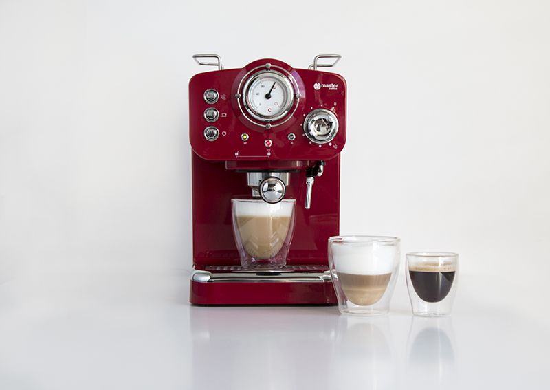 Pusiau automatinis kavos aparatas Master coffee MC503RED - 4