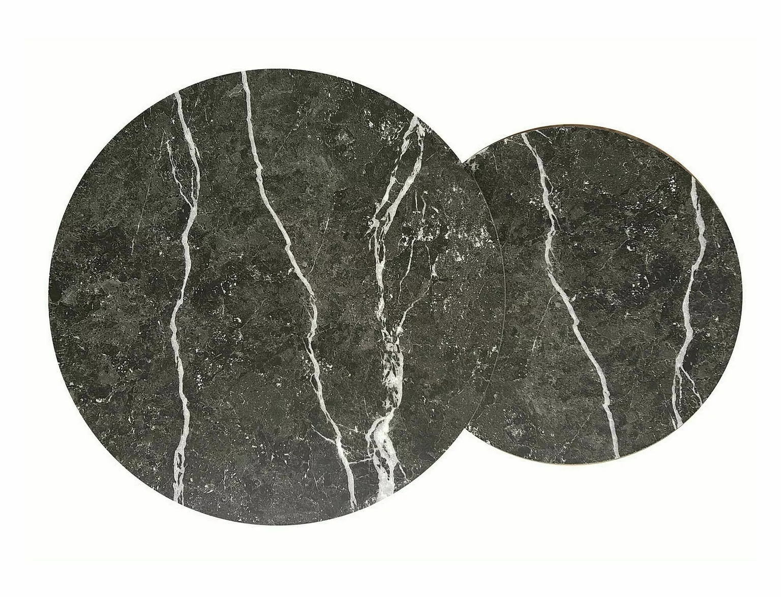 Kavos staliukų rinkinys SIGNAL HOLA Black MARBLE/Black-1