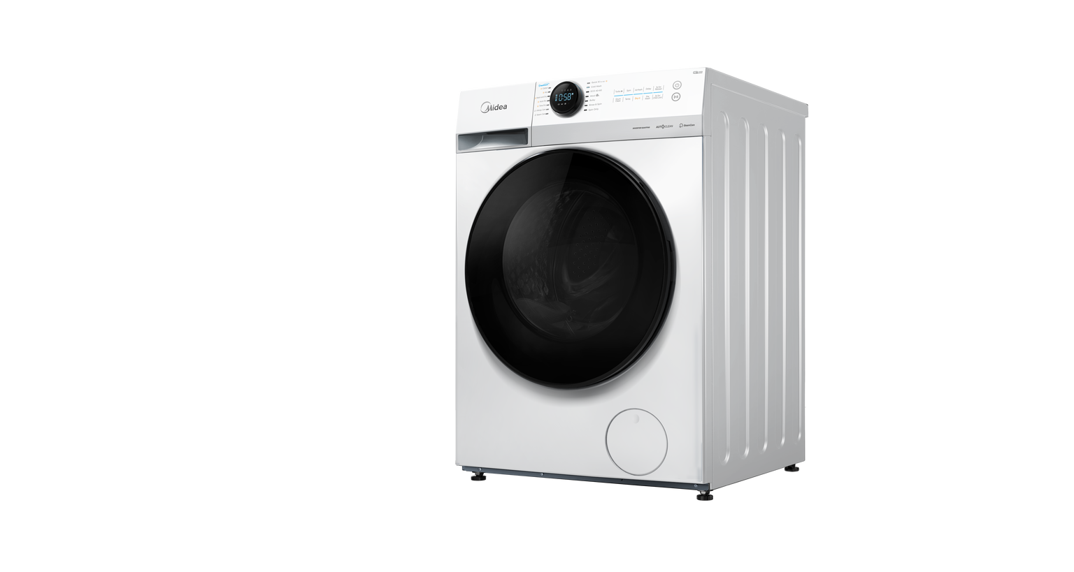Skalbimo mašina Midea MF200D80WB/1/W-HR, 8/6 kg - 1