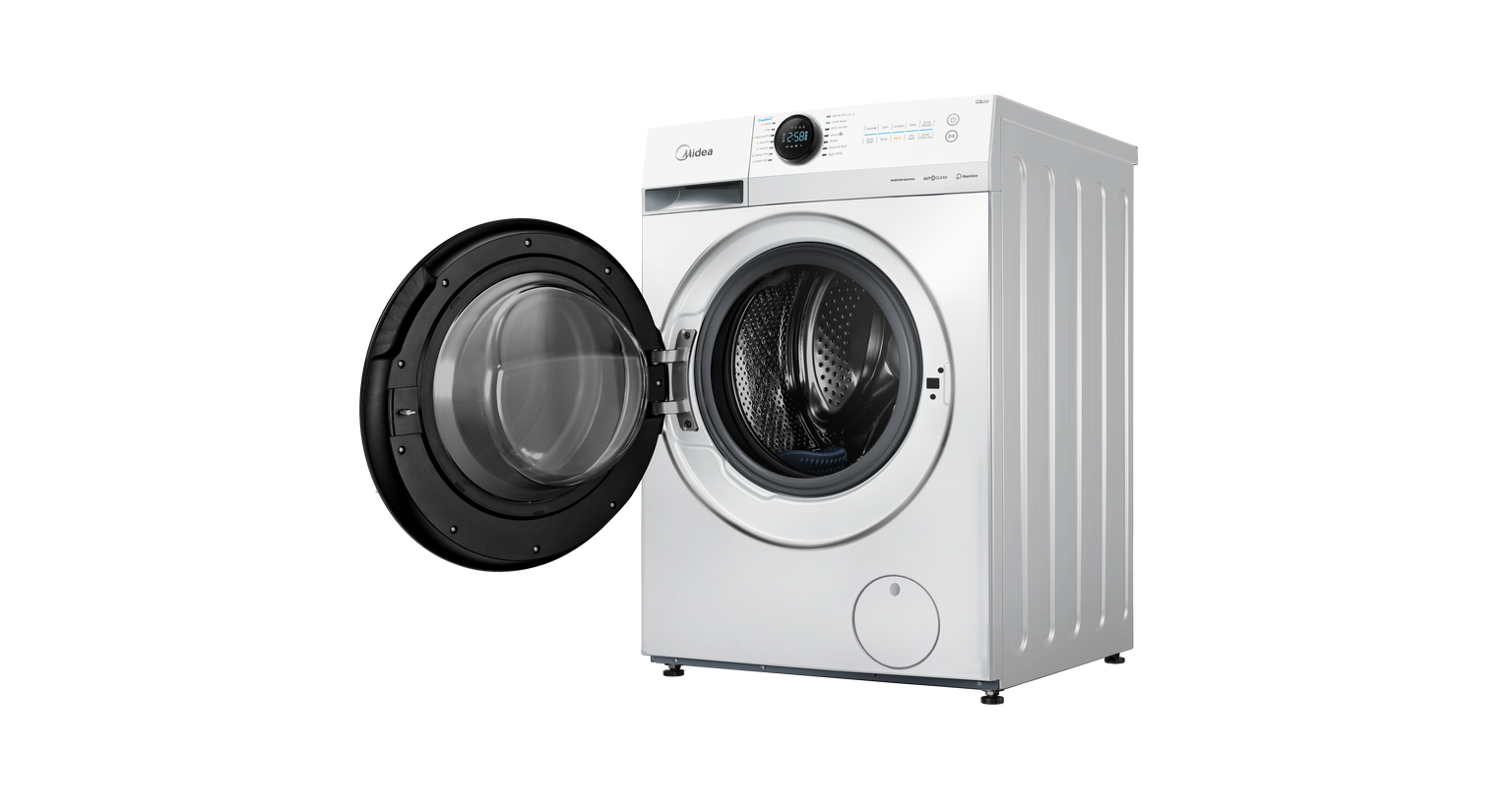 Skalbimo mašina Midea MF200D80WB/1/W-HR, 8/6 kg - 3