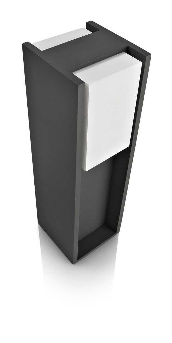 Pastatomas lauko šviestuvas PHILIPS BRIDGE, IP44, 1 x E27, max 42 W, antracito sp., h40,2 x 12,1 cm-1