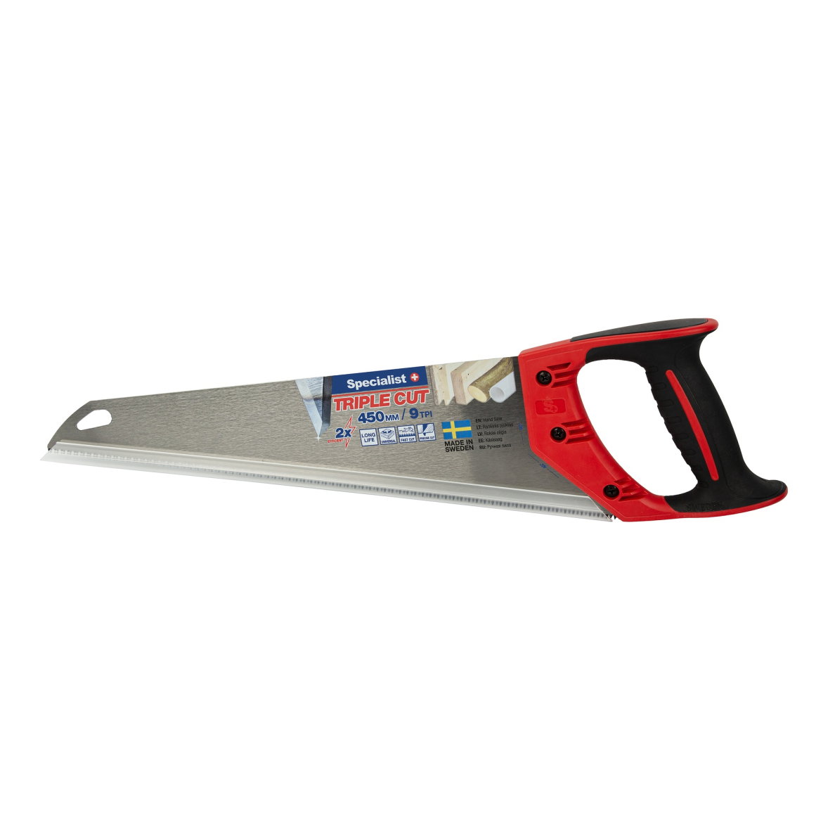 Medžio pjūklas SPECIALIST+ Triple Cut, 450 mm, 9 TPI-0