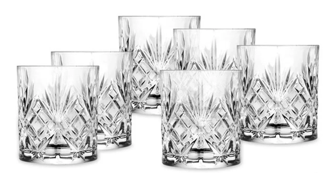 Krištoliniai stikliukai RCR MELODIA TUMBLER, 80 ml, 6 vnt-1