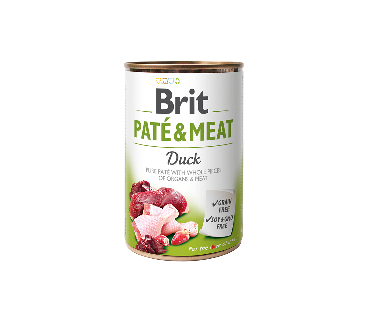 Konservuotas ėdalas šunims Brit Care Duck Pate&Meat, 800 g
