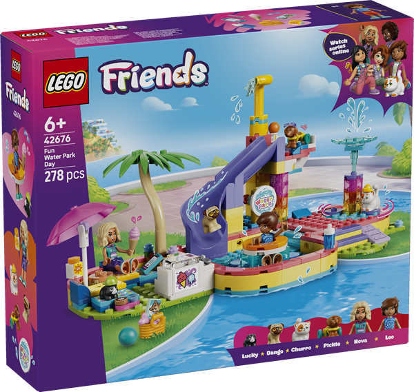 Konstruktorius LEGO Friends Fun Water Park Day - 1