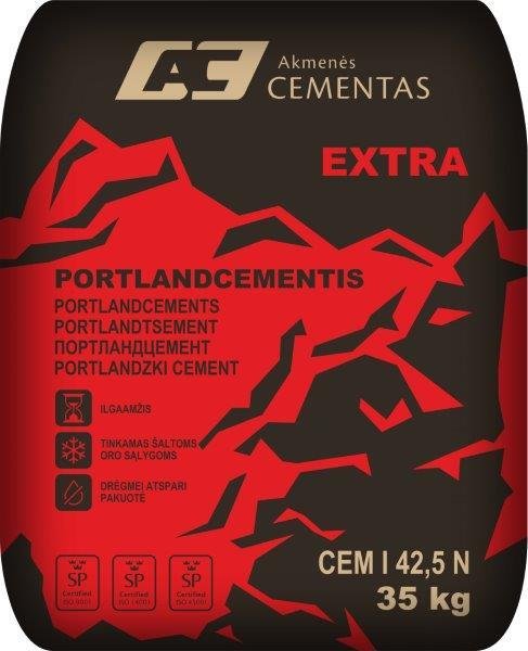 Cementas EXTRA CEM I 42,5N, 35 Kg