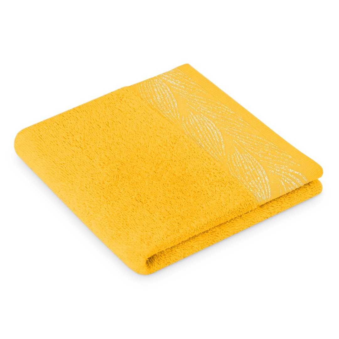 Vonios rankšluostis AmeliaHome ALLIUM Yellow , 50x90 cm