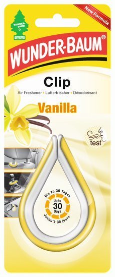 Automobilinis oro gaiviklis WUNDER-BAUM Clip Vanilla