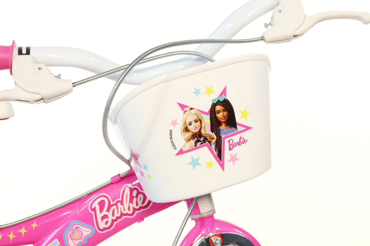 Vaikiškas dviratis Dino Bikes Barbie, 16", rožinis - 4