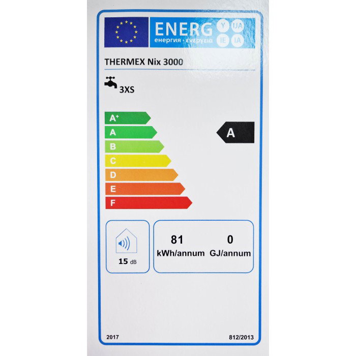 Momentinis vandens šildytuvas THERMEX Nix, 3 kW-1
